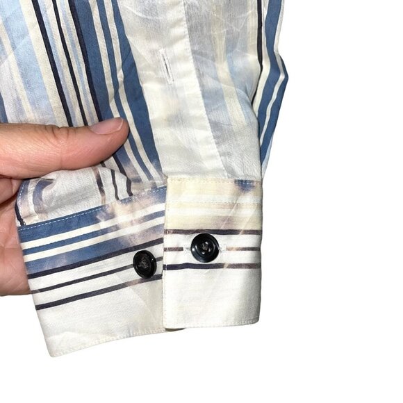 Perry Ellis Mens Button Front Shirt Size Large L Vintage Southwest Print Cotton - Picture 5 of 12